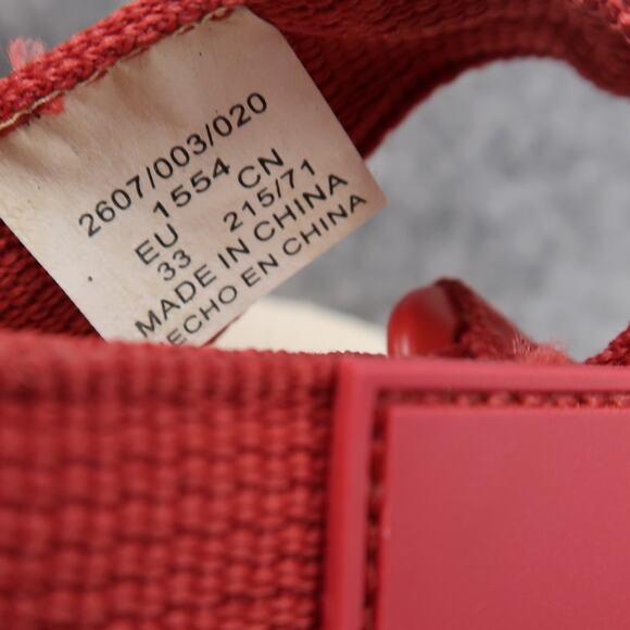 Zara Shoes Kids 33 Sport Sandals Platform Adjustable Straps Platform Red Pink - Picture 3 of 11